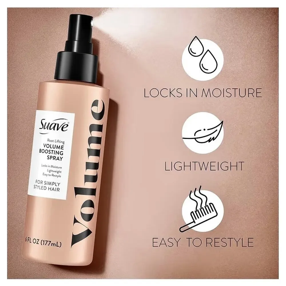 Suave Root Lifting Volume Boosting Spray, 6 fl oz, Pack of 2